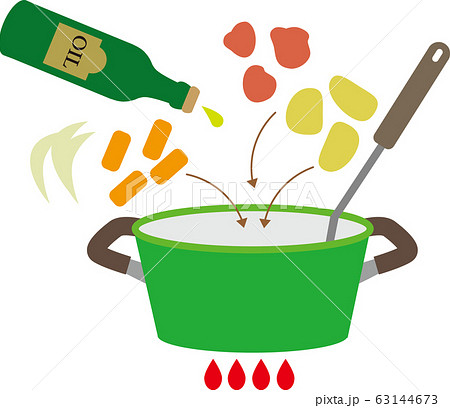 食材と鍋 食材と鍋 63144673