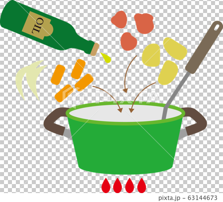 食材と鍋 食材と鍋 63144673