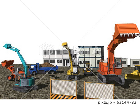 工事現場 風景 工事現場 風景 63144732