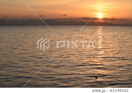 日の出と空 日の出と空 63146502