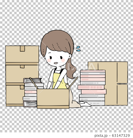 女人裝箱和拆箱 女人裝箱和拆箱 63147329