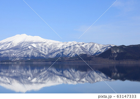 秋田県　田沢湖　3月 63147333
