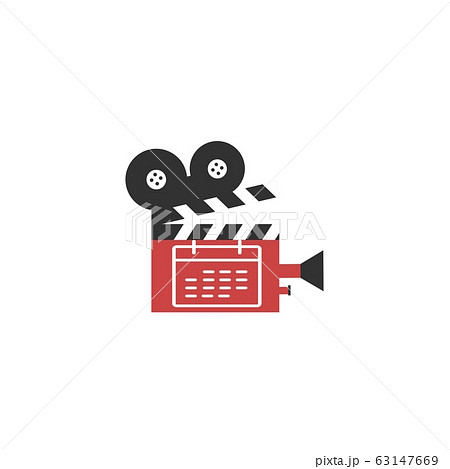 studio camera film maker illustration for logo and studio camera film maker illustration for logo and 63147669