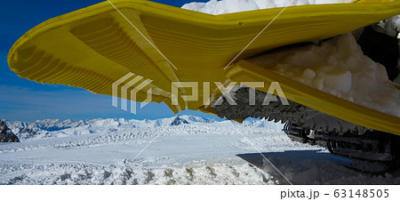 Part of vehicle for preparing and clearing the slope on the winter resorts. Part of vehicle for preparing and clearing the slope on the winter resorts. 63148505