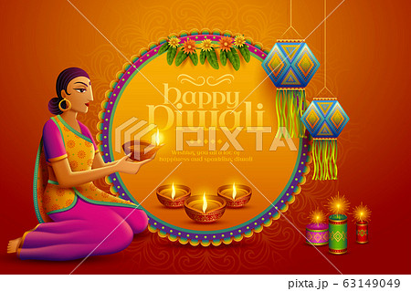 Happy Diwali design 63149049