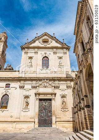 レッチェ大聖堂 イタリアの写真素材