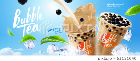 Bubble milk tea ads Bubble milk tea ads 63151040