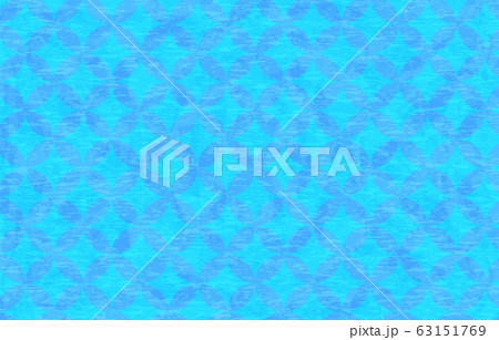 背景素材：水色の和紙と和柄 63151769