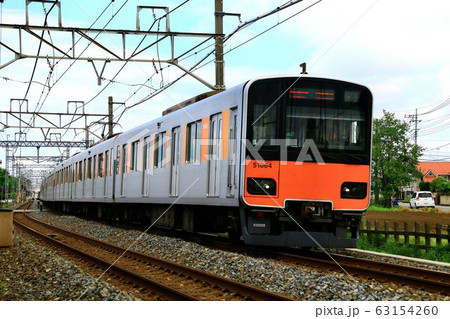 地上線を走る地下鉄・半蔵門線 東武鉄道50000系 地上線を走る地下鉄・半蔵門線 東武鉄道50000系 63154260