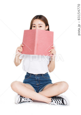 woman over white background woman over white background 63154770