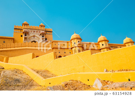 Amber Palace historic architecture in Jaipur, India 63154928