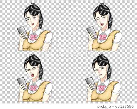 Woman smartphone expression shirt and sweater Woman smartphone expression shirt and sweater 63155596