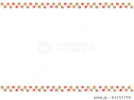 フレーム素材-ちどり模様5テク 63155759