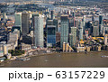 ロンドン新金融街カナリー・ワーフの高層ビル群 63157229