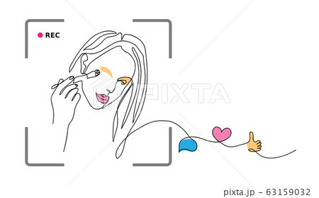 Makeup blogger girl 63159032