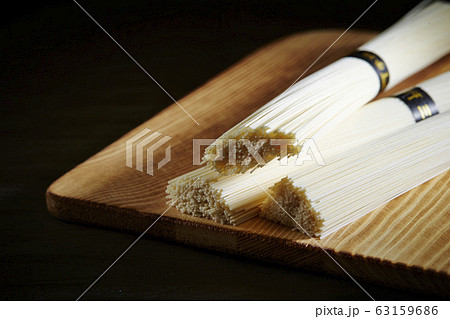 乾麺の素麺 乾麺の素麺 63159686