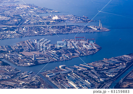 空撮・木更津・君津火力発電所 空撮・木更津・君津火力発電所 63159883