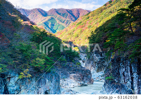 栃木　日光　秋の龍王峡 63162038