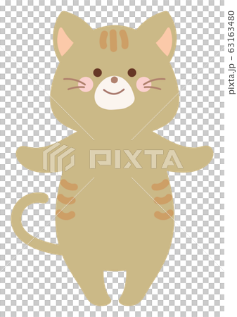 ネコのイラスト 63163480