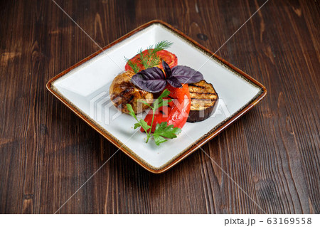 Grilled vegetables. catering menu Grilled vegetables. catering menu 63169558