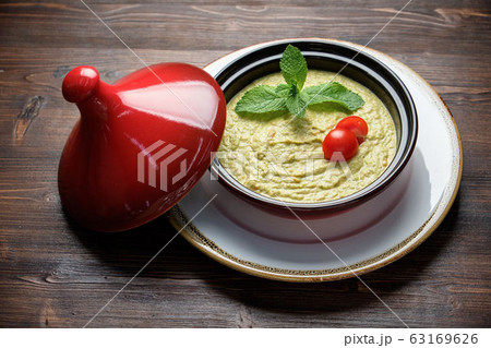 Broccoli puree soup. catering menu 63169626