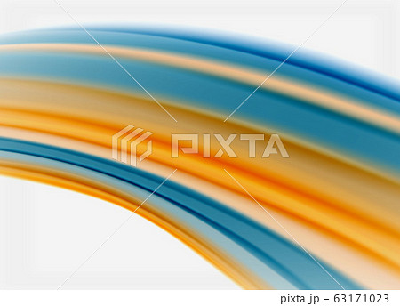 Wave lines abstract background, smooth silk design with rainbow style colors. Liquid fluid color waves. Vector Illustration Wave lines abstract background, smooth silk design with rainbow style colors. Liquid fluid color waves. Vector Illustration 63171023