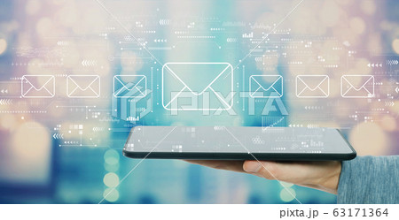 Email concept with tablet computer 63171364