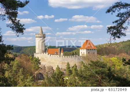 Kokorin castle near Melnik, Central Bohemia, Czech 63172049