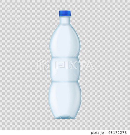 Realistic Detailed 3d Blank Plastic Bottle Template Mockup. Vector Realistic Detailed 3d Blank Plastic Bottle Template Mockup. Vector 63172278