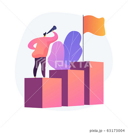 Business vision, prediction and forecasting vector concept metaphor. 63173004
