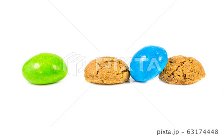 Pepernoten bunch of traditional and colored Pepernoten bunch of traditional and colored 63174448