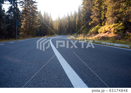 beautiful mountain road 63174848