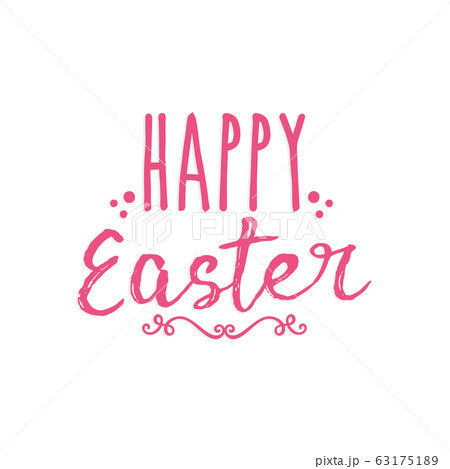 Typography of happy easter 63175189