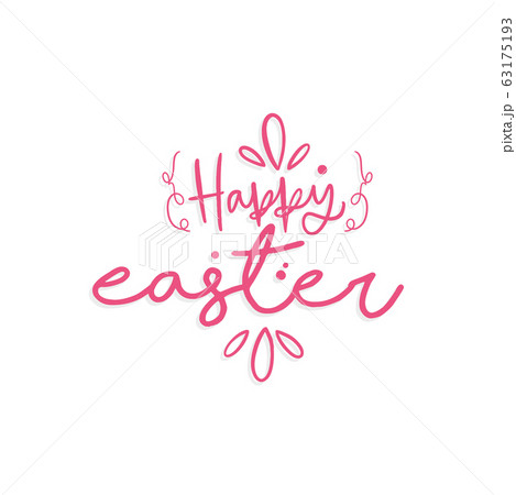 Typography of happy easter 63175193
