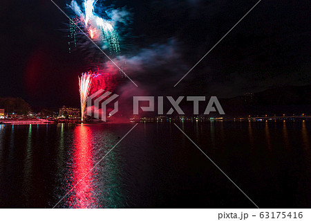 河口湖　(1月　冬花火) 63175416