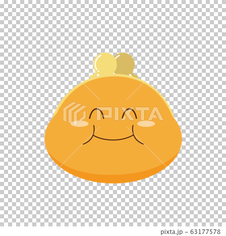 笑う　がま口財布　キャラクター　 63177578