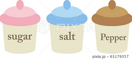 砂糖塩コショウ 63179357