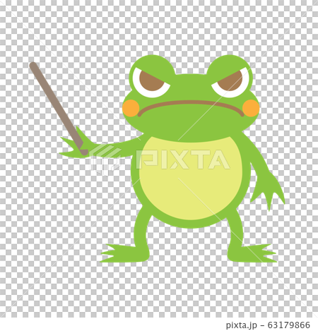 指著青蛙青蛙生氣 63179866