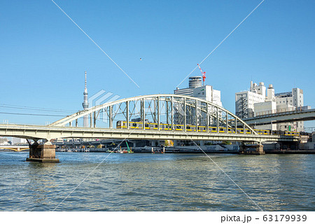東京都台東区、隅田川テラス 63179939