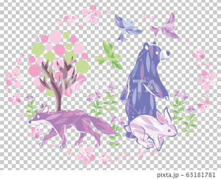 Spring animal illustration 63181781
