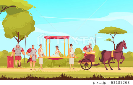Ancient Roman People Illustration Ancient Roman People Illustration 63185268