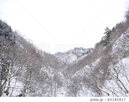 冬の里山【新潟県胎内市】 冬の里山【新潟県胎内市】 63185817