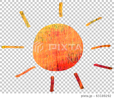 太陽 イラスト素材 太陽 イラスト素材 63189292