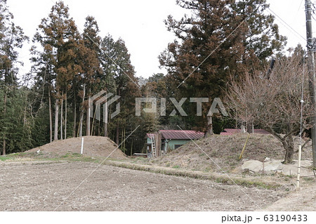 栃木県大田原市・下待塚古墳の2号墳と3号墳 栃木県大田原市・下待塚古墳の2号墳と3号墳 63190433