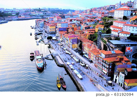 ドウロ川の夕景 ドウロ川の夕景 63192094