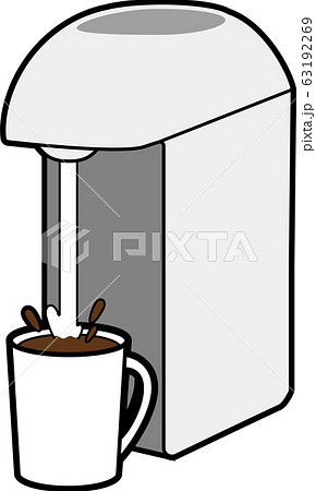 コーヒー　ポット　注ぐ 63192269