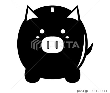 豚 ぶたの貯金箱 貯金箱 のイラスト素材