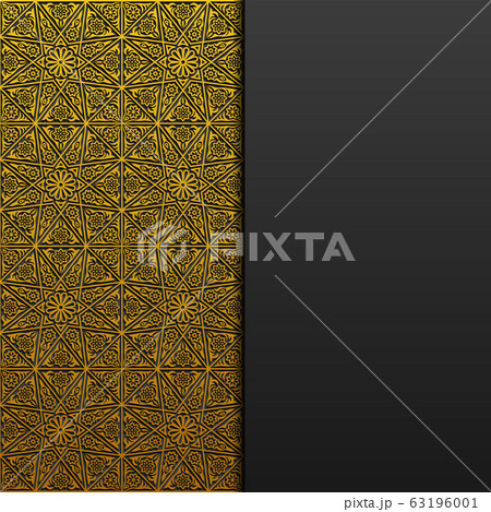 Background with traditional floral ornament. Vector illustration. Background with traditional floral ornament. Vector illustration. 63196001