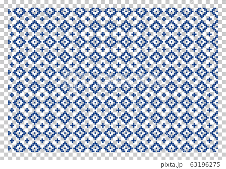 こぎん刺し パターン 柄図 こぎん刺し パターン 柄図 63196275