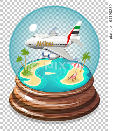 Cartoon Summer Cristal Ball Cartoon Summer Cristal Ball 63198289